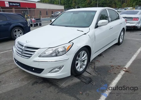 2012 Hyundai Genesis 3.8 from USA, damaged, VIN KMHGC4DD8CU171971